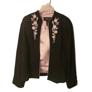 Sag Harbor Women's 2 Piece Jacket & Top Size 18